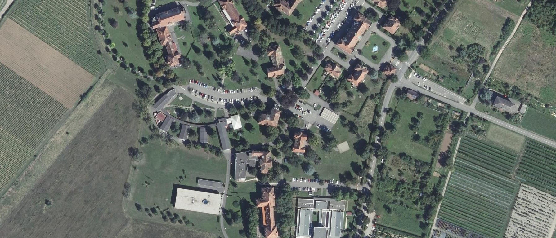 Vue aérienne de IFSI Rouffach