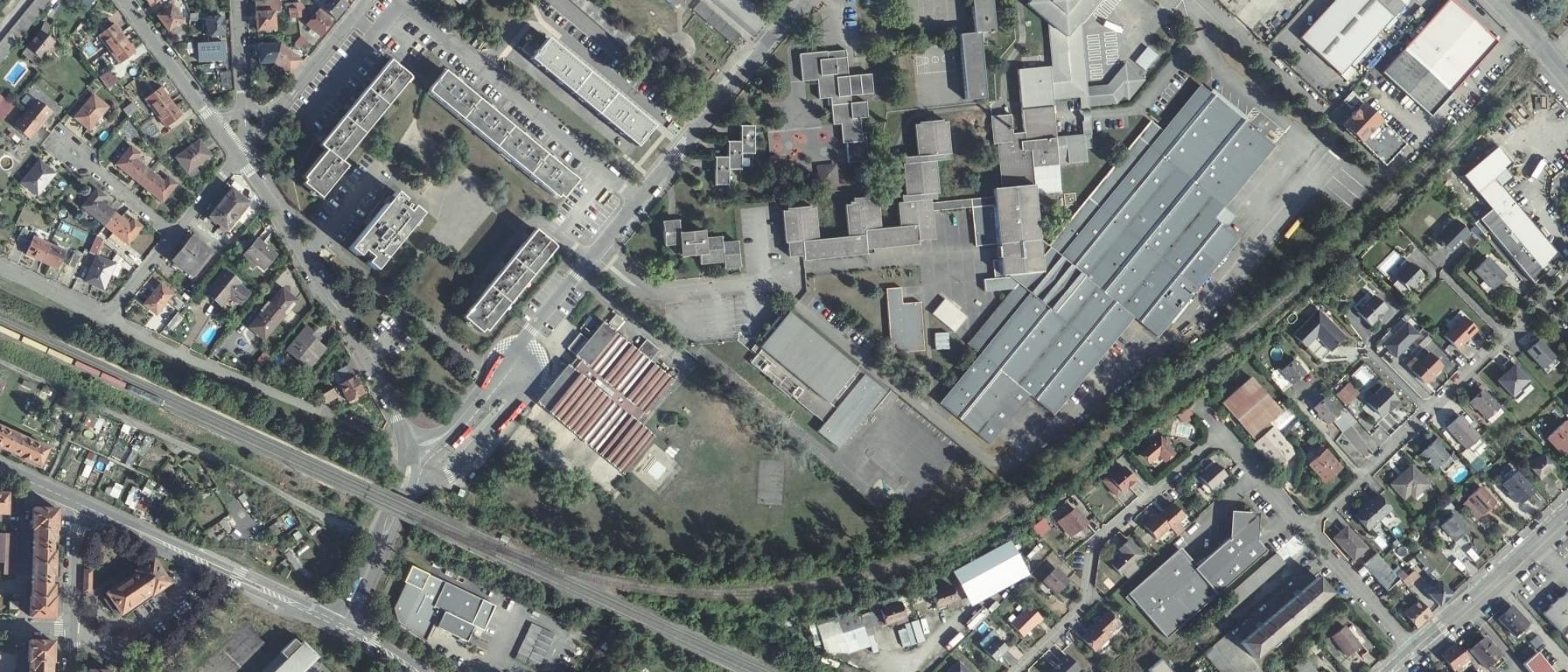 Vue aérienne de Lycée Ettore Bugatti