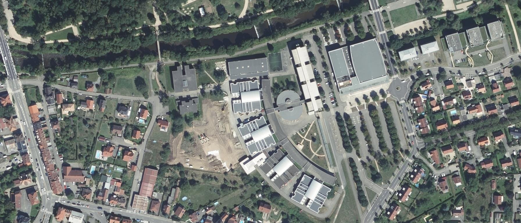 Vue aérienne de Lycée des Métiers Gustave Eiffel