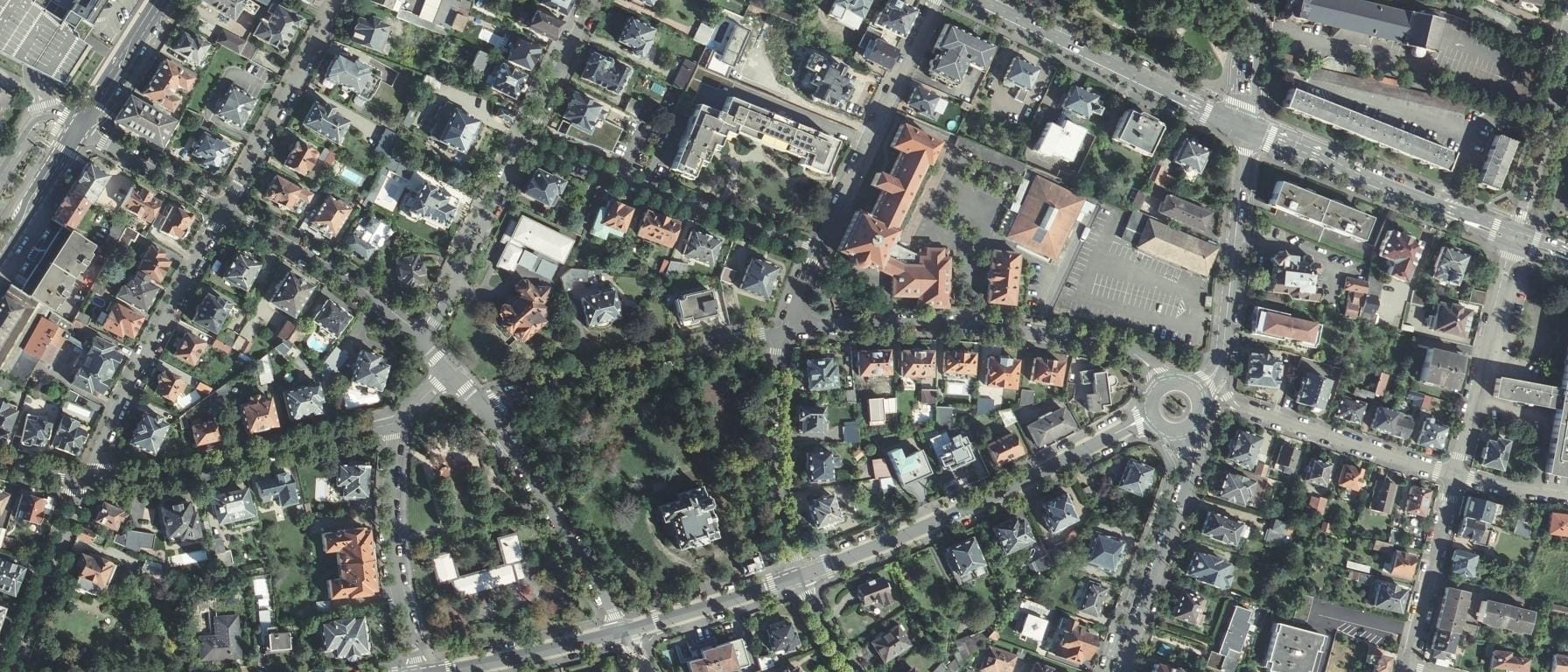 Vue aérienne de Lycée Martin Schongauer
