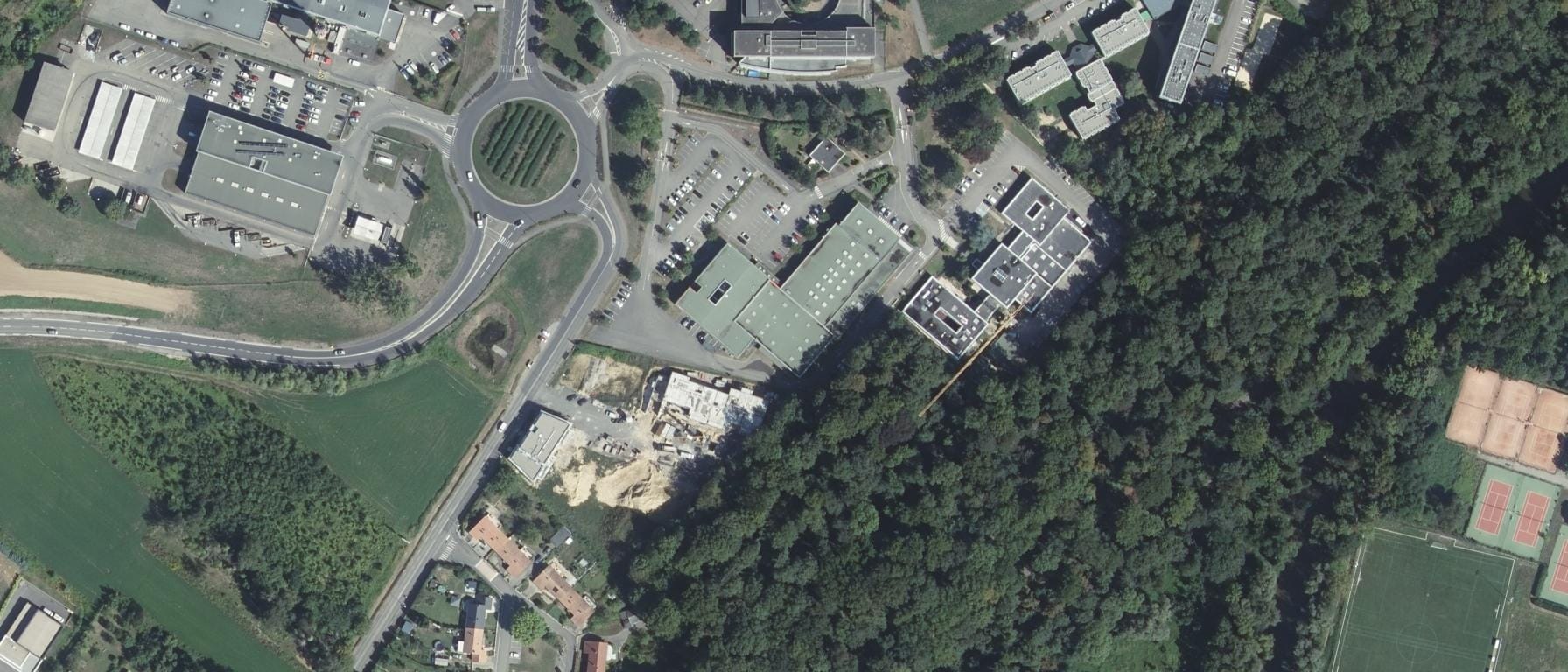 Vue aérienne de IFA - CFA DE LA CCI ALSACE