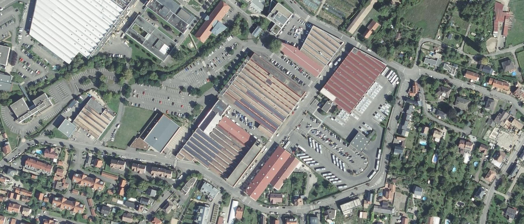 Vue aérienne de CFAI Alsace - centre de COLMAR