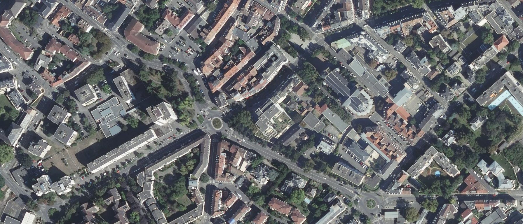 Vue aérienne de EC2M - Ecole de Commerce et de Management de Mulhouse