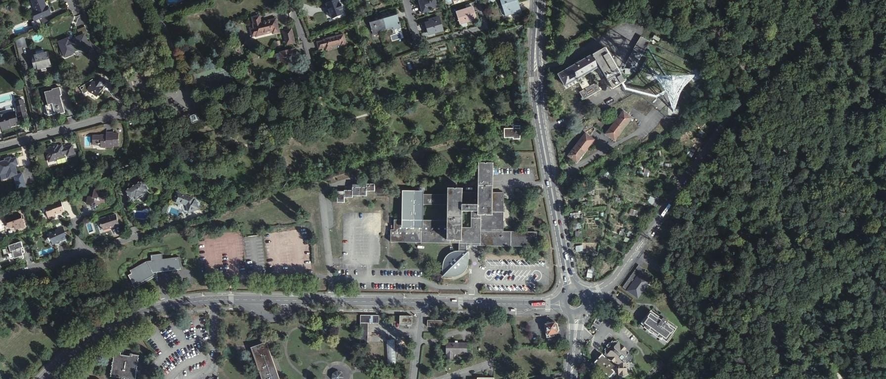Vue aérienne de Institut de formation des métiers de la rééducation Sud-Alsace - formation en ergothérapie