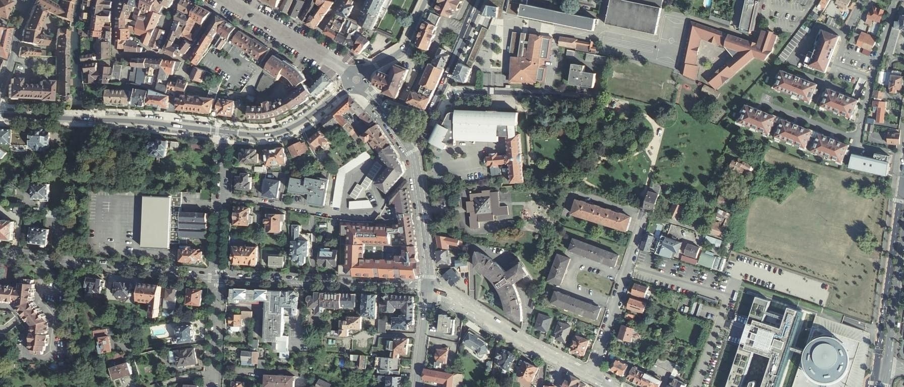 Vue aérienne de Institution Saint Jean -Lycée d'enseignement général et technologique privé