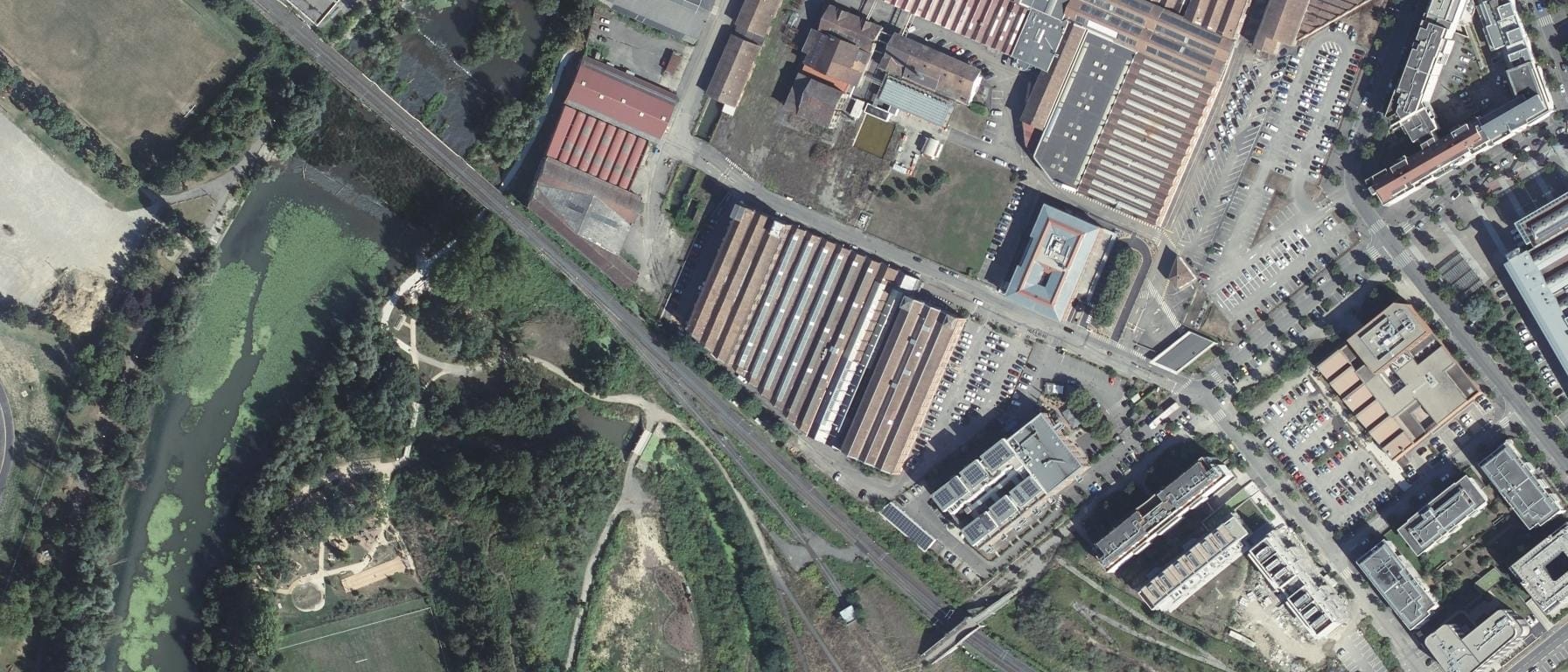 Vue aérienne de EPITECH - Campus de Mulhouse (68)