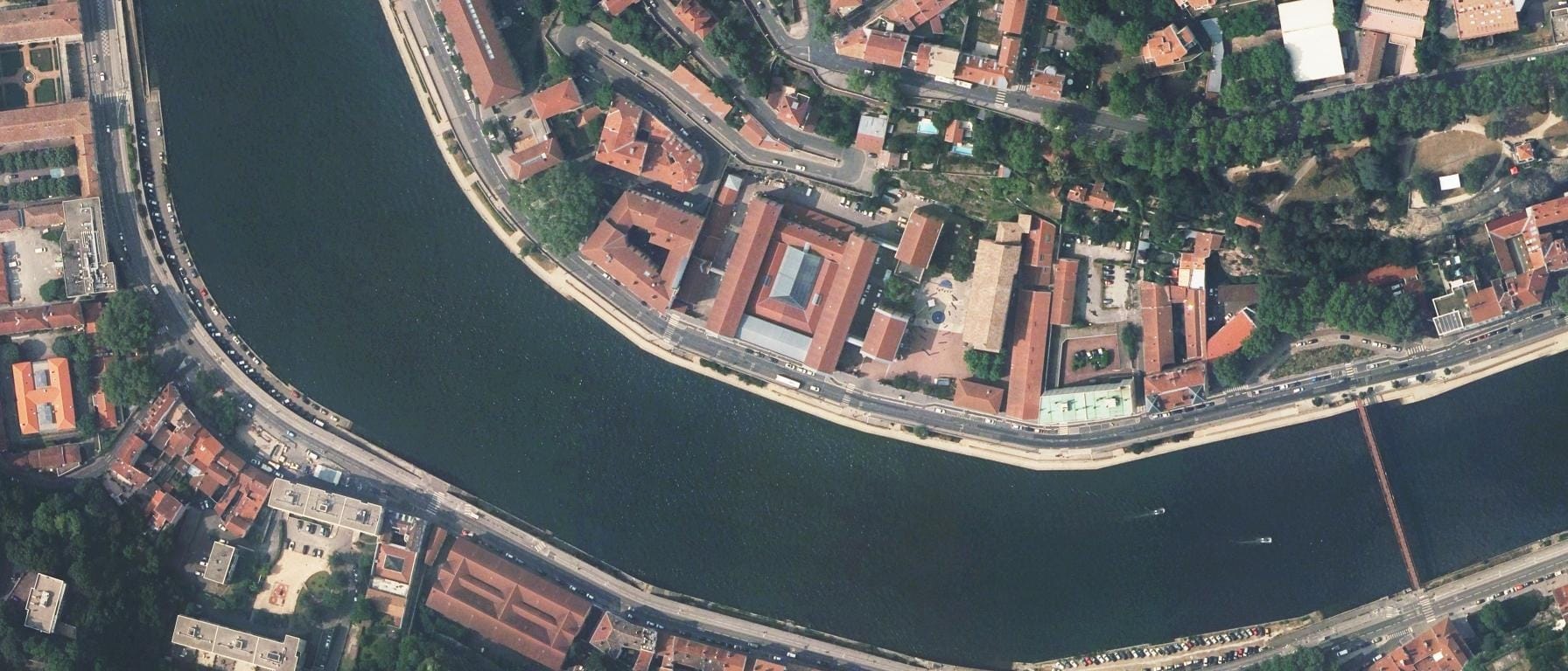 Vue aérienne de ECOLE NATIONALE SUPERIEURE DES BEAUX-ARTS DE LYON