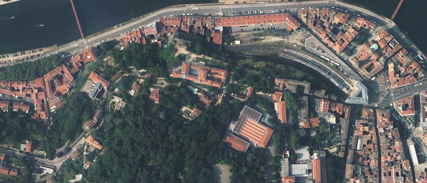 Vue aérienne de Lycée Sainte - Marie Lyon