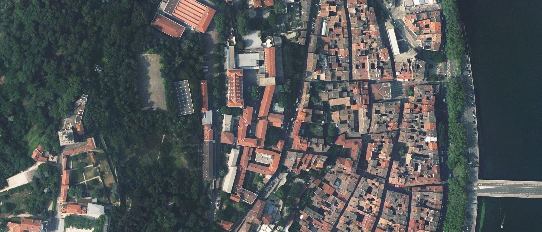 Vue aérienne de Lycée Aux Lazaristes