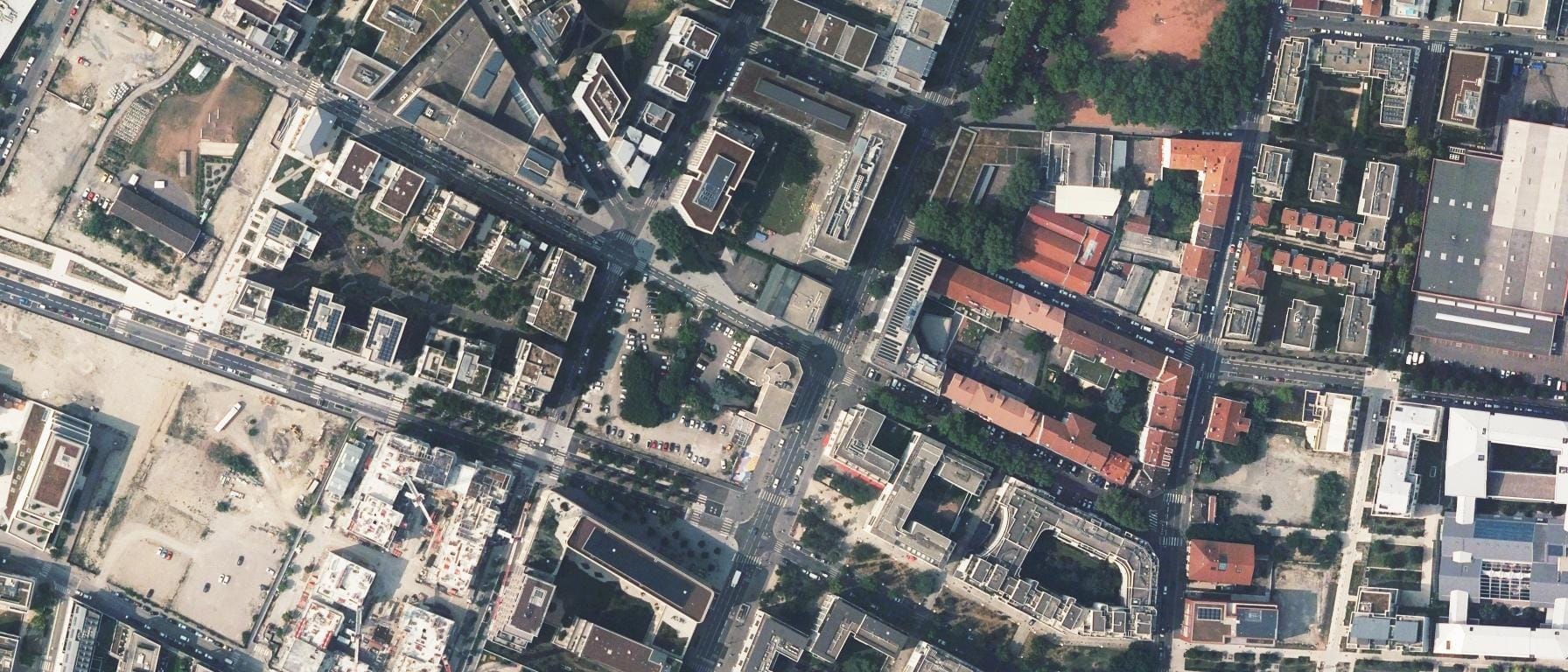 Vue aérienne de Lycée Assomption Bellevue (Lyon 7e Arrondissement - 69)