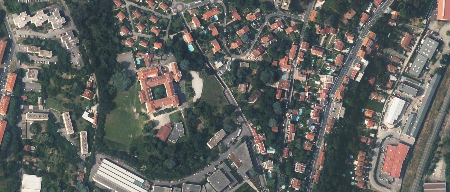 Vue aérienne de Lycée LES CHASSAGNES