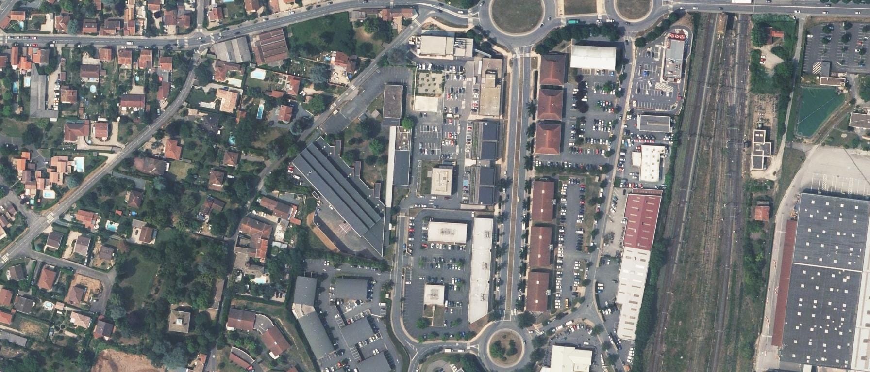 Vue aérienne de Business School - CSND