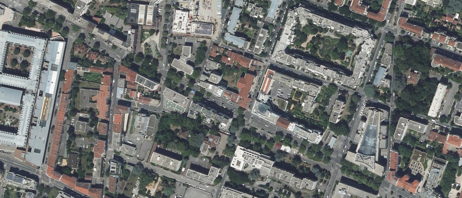 Vue aérienne de CRESPA -SCIENCES U (Lyon 3e  Arrondissement - 69)