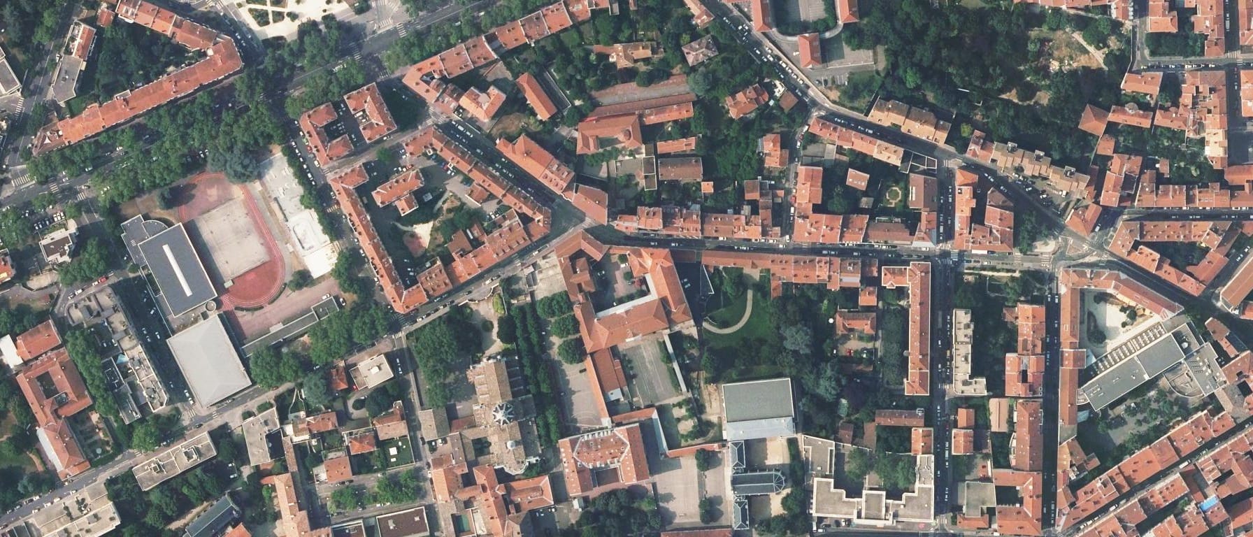 Vue aérienne de Lycée professionnel Saint Louis-Saint Bruno