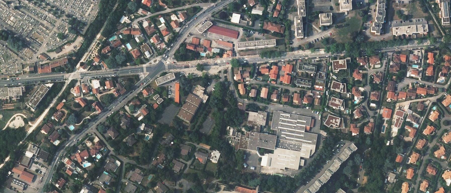 Vue aérienne de Lycée professionnel Andre Cuzin