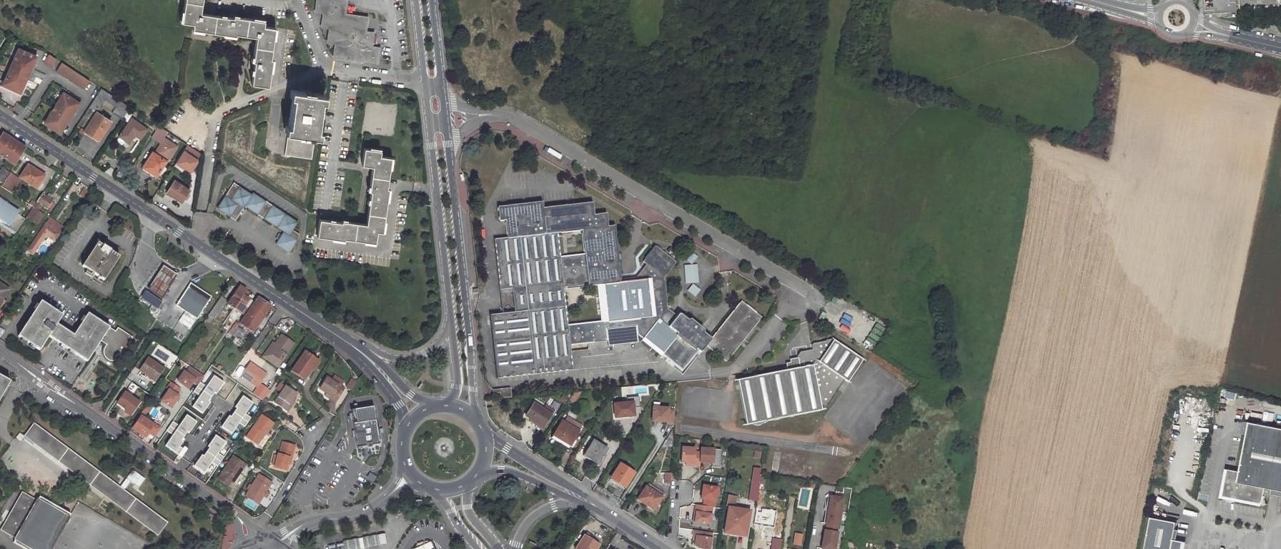 Vue aérienne de Lycée professionnel Fernand Forest