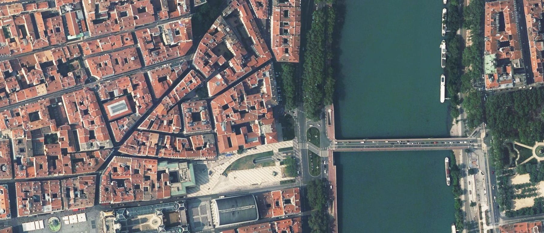 Vue aérienne de Ecole Presqu'île (Lyon 9e Arrondissement - 69)