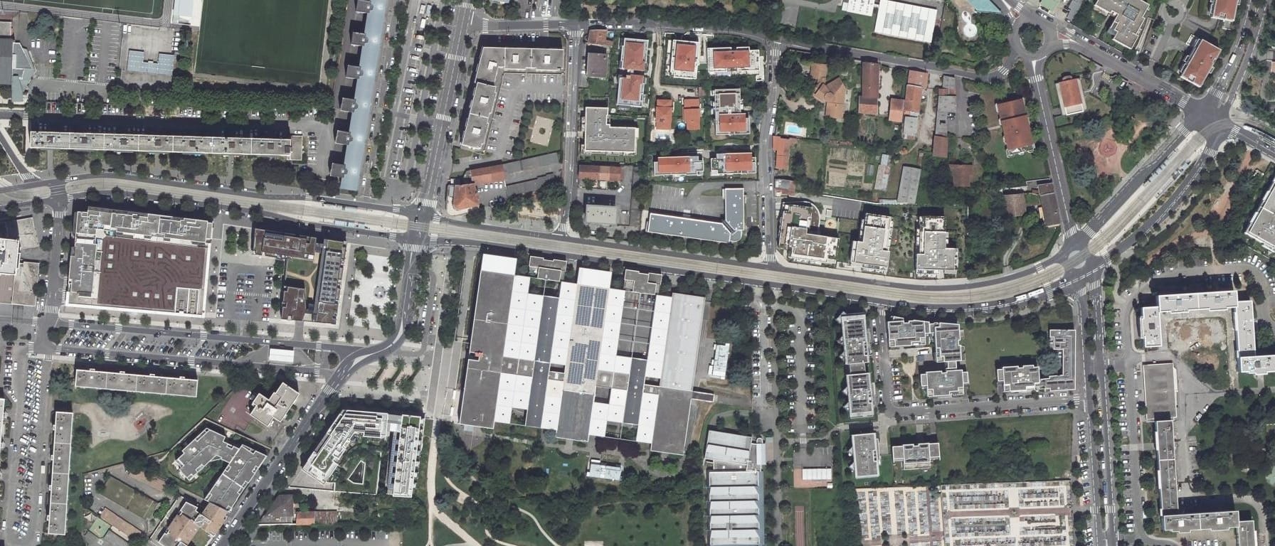 Vue aérienne de Lycée Condorcet