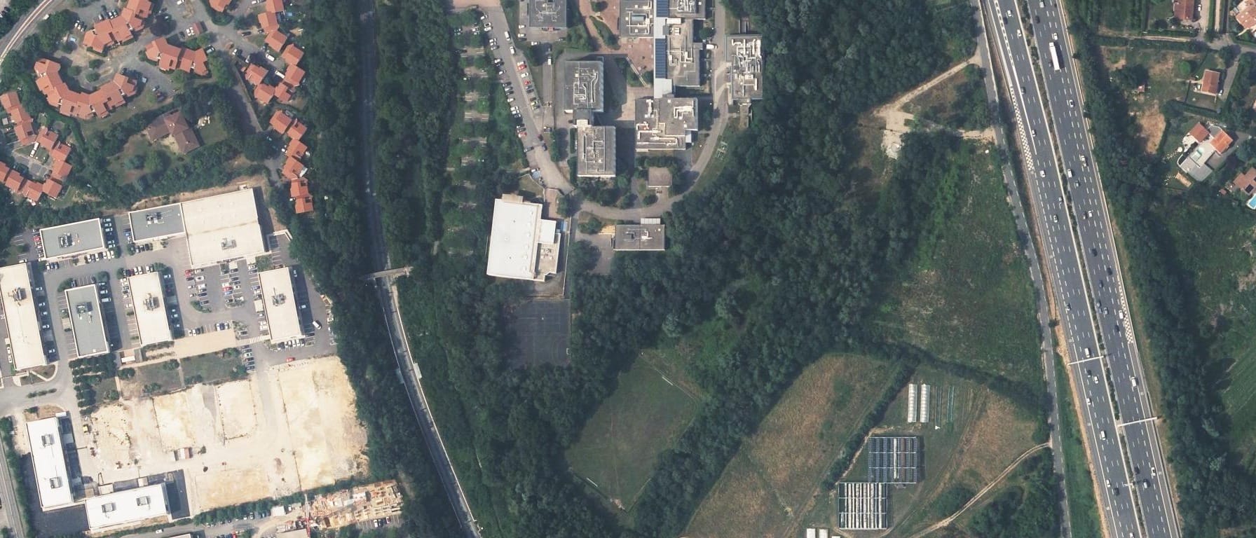 Vue aérienne de Lycée Francois Rabelais