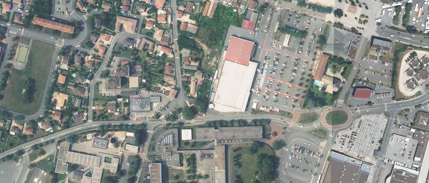 Vue aérienne de Lycée Aiguerande