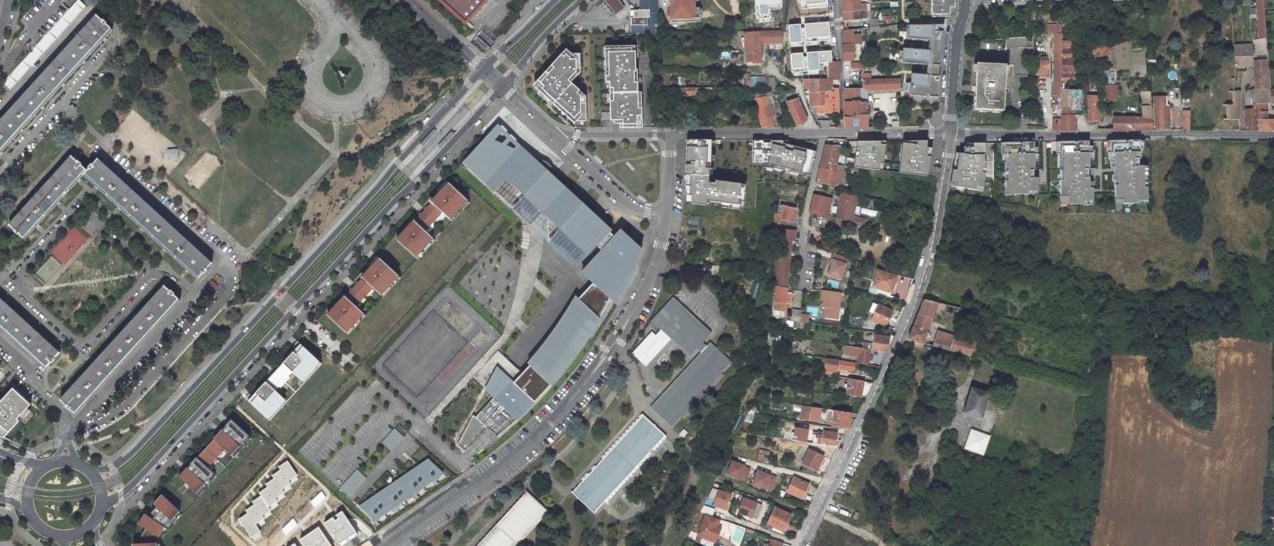 Vue aérienne de CFA EUGENE DUCRETET RHONE-ALPES