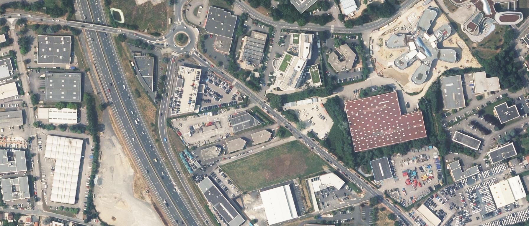 Vue aérienne de STUDIO M (Villeurbanne - 69)