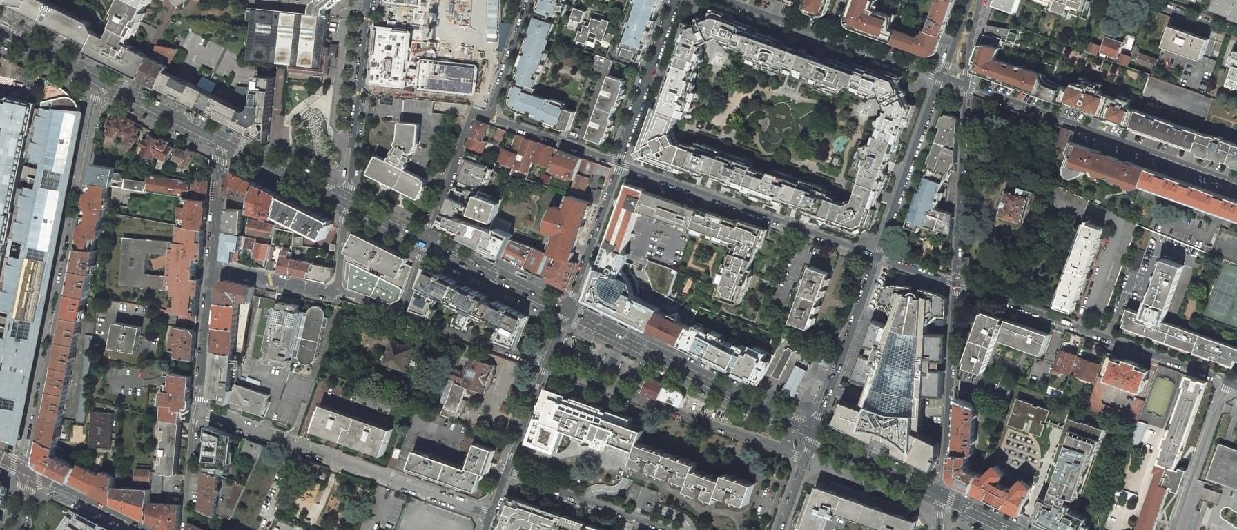 Vue aérienne de ISA - Campus EDUCTIVE LYON (Sciences-U Lyon)