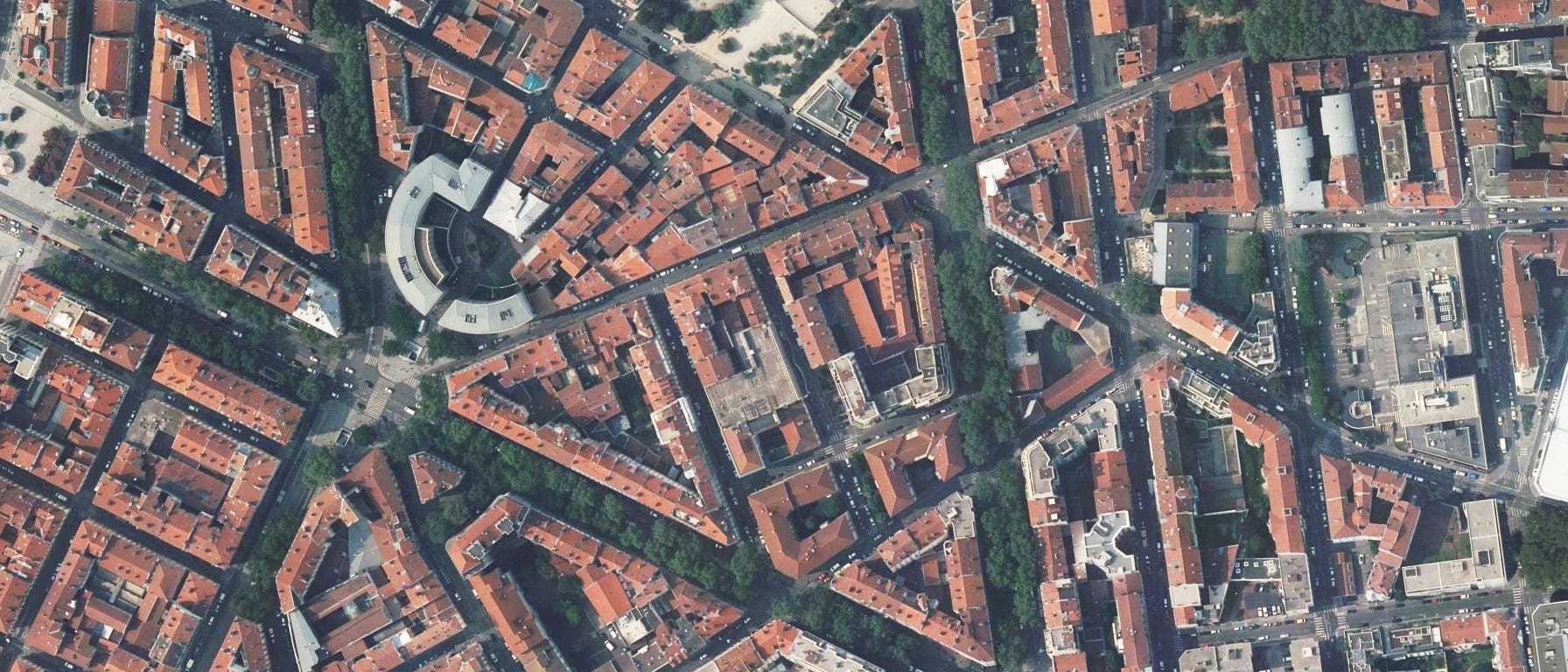Vue aérienne de ECE Lyon