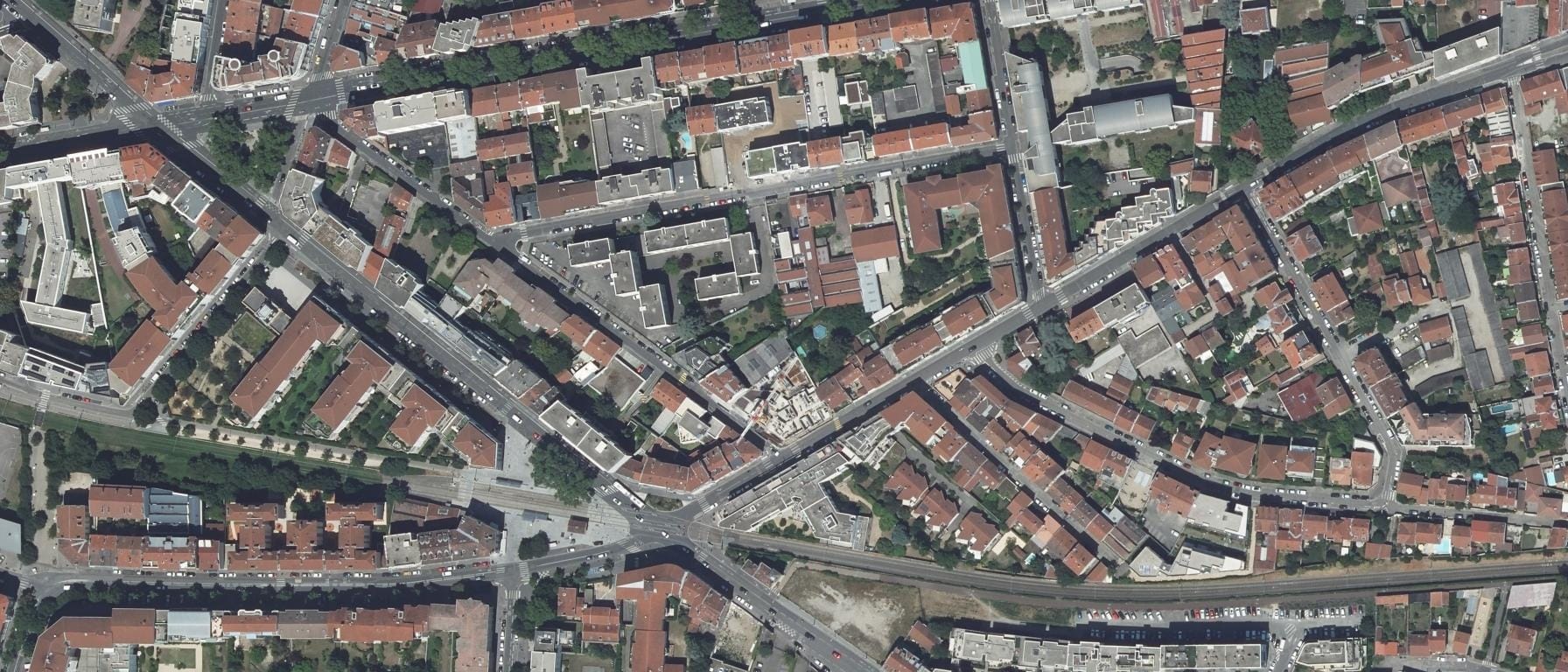 Vue aérienne de Ecole technique supérieure privée My Digital School (Lyon 3e Arrondissement - 69)