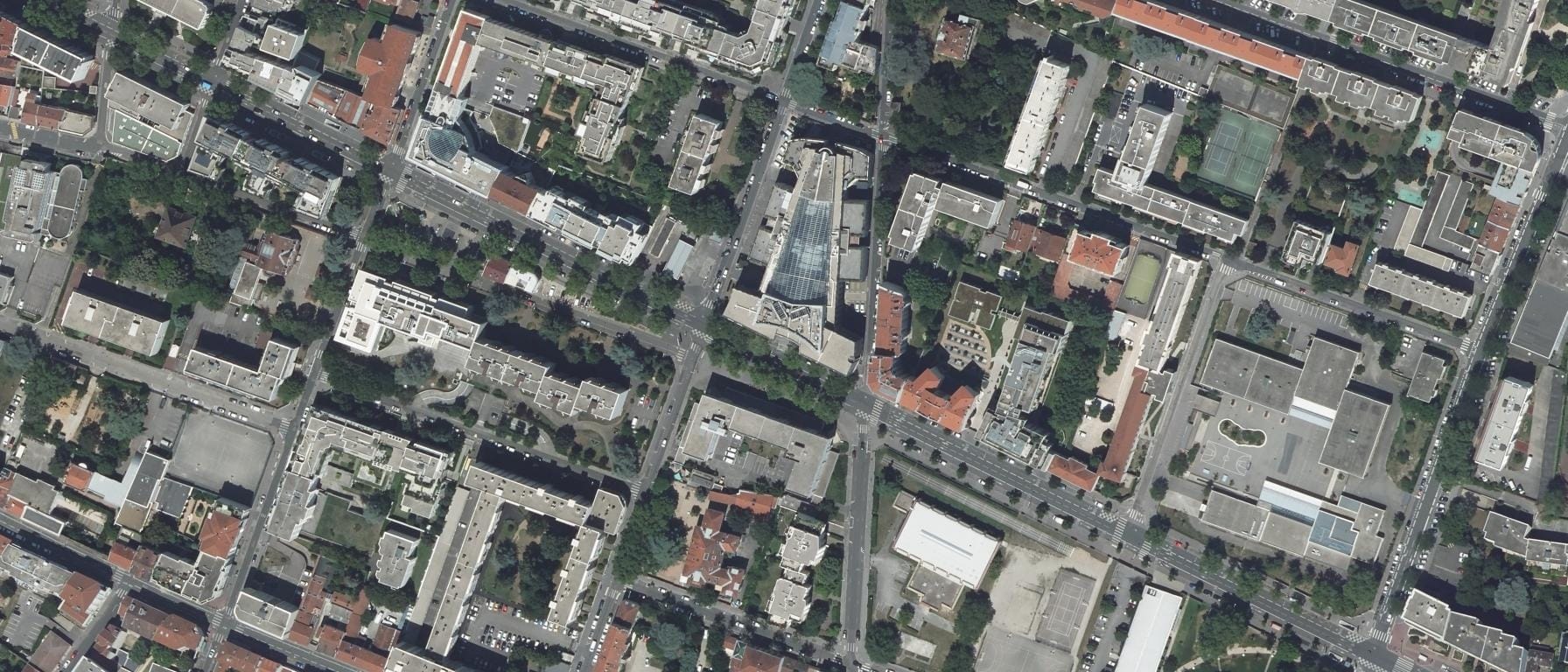 Vue aérienne de Elysées Marbeuf Lyon