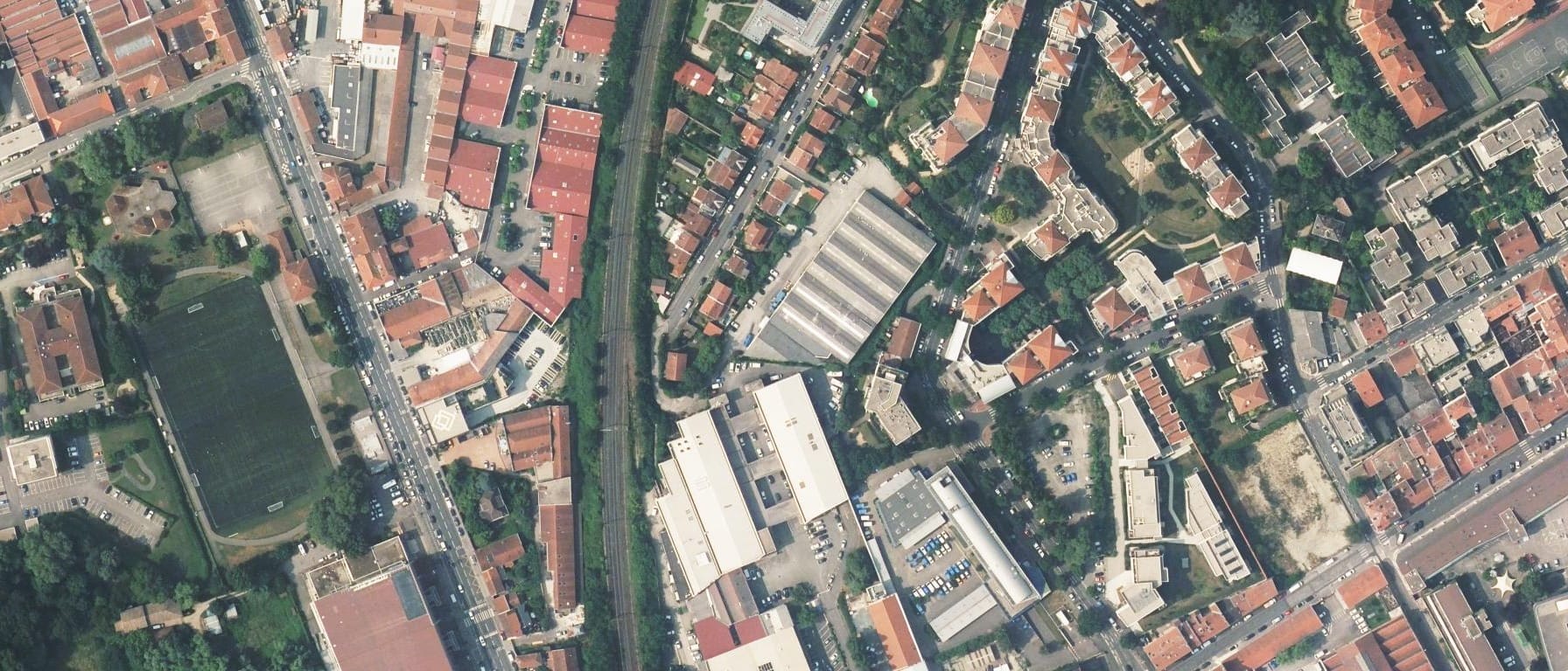Vue aérienne de Institut G4 Lyon