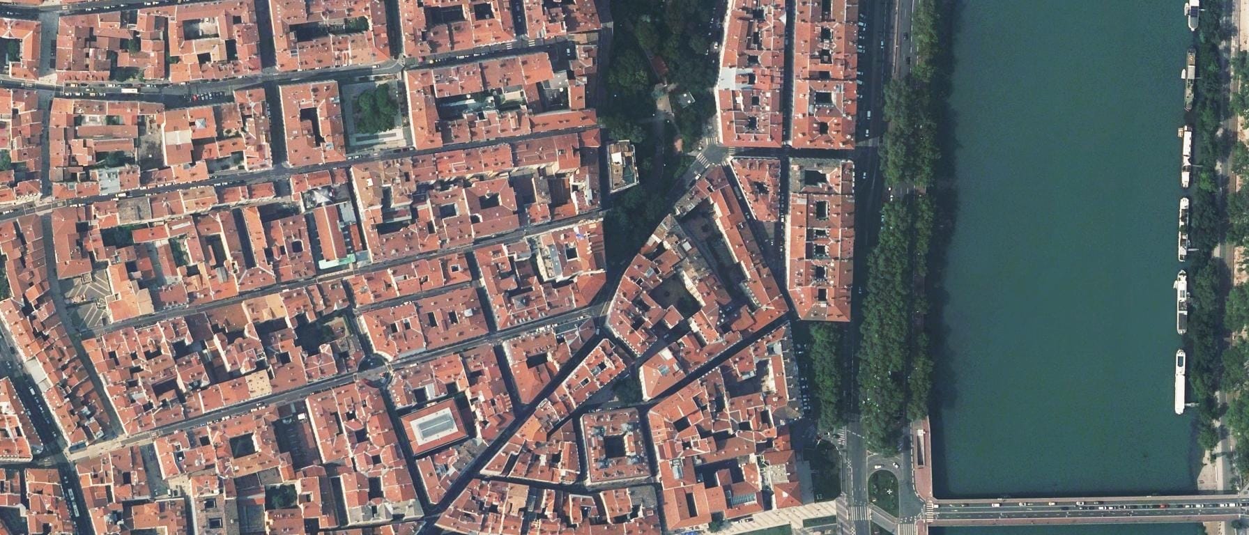 Vue aérienne de PROGRESS SANTE LYON