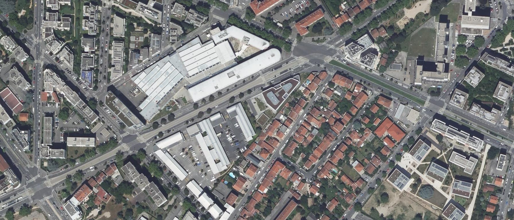 Vue aérienne de Organisme de formation-Centre de formation d'apprentis SPORT ET ANIMATION RHONE-ALPES LYON