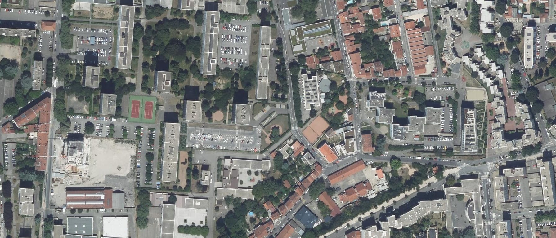 Vue aérienne de Organisme de formation - CFA CIFEP LYON VILLEURBANNE