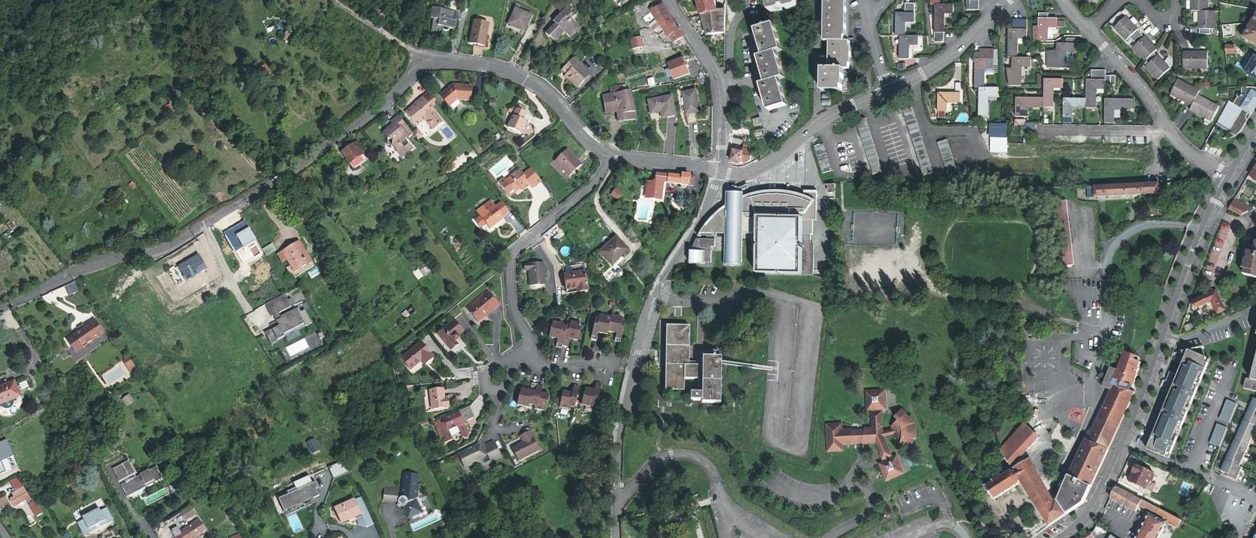 Vue aérienne de IFSI Croix Rouge Française Vesoul