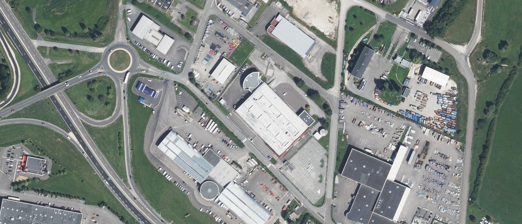 Vue aérienne de IMEA Vesoul