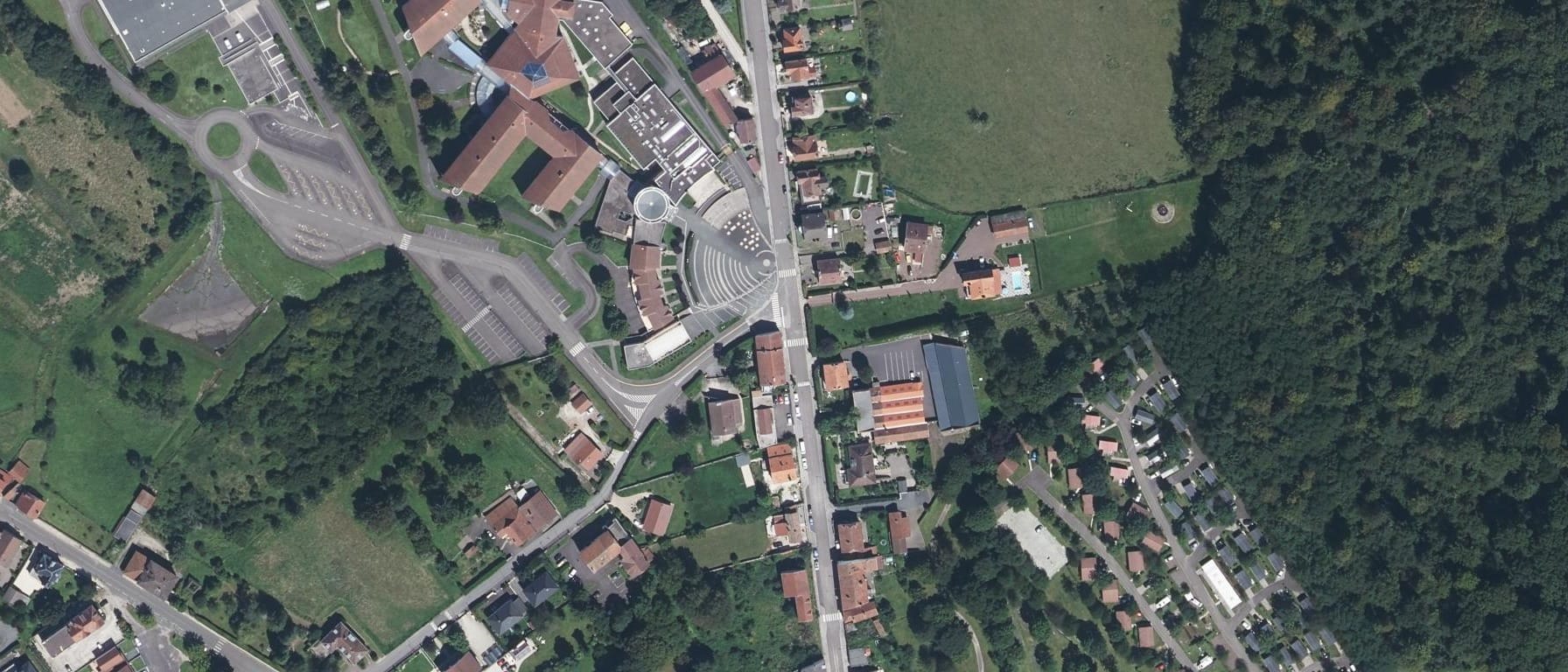 Vue aérienne de Lycée Lumiere