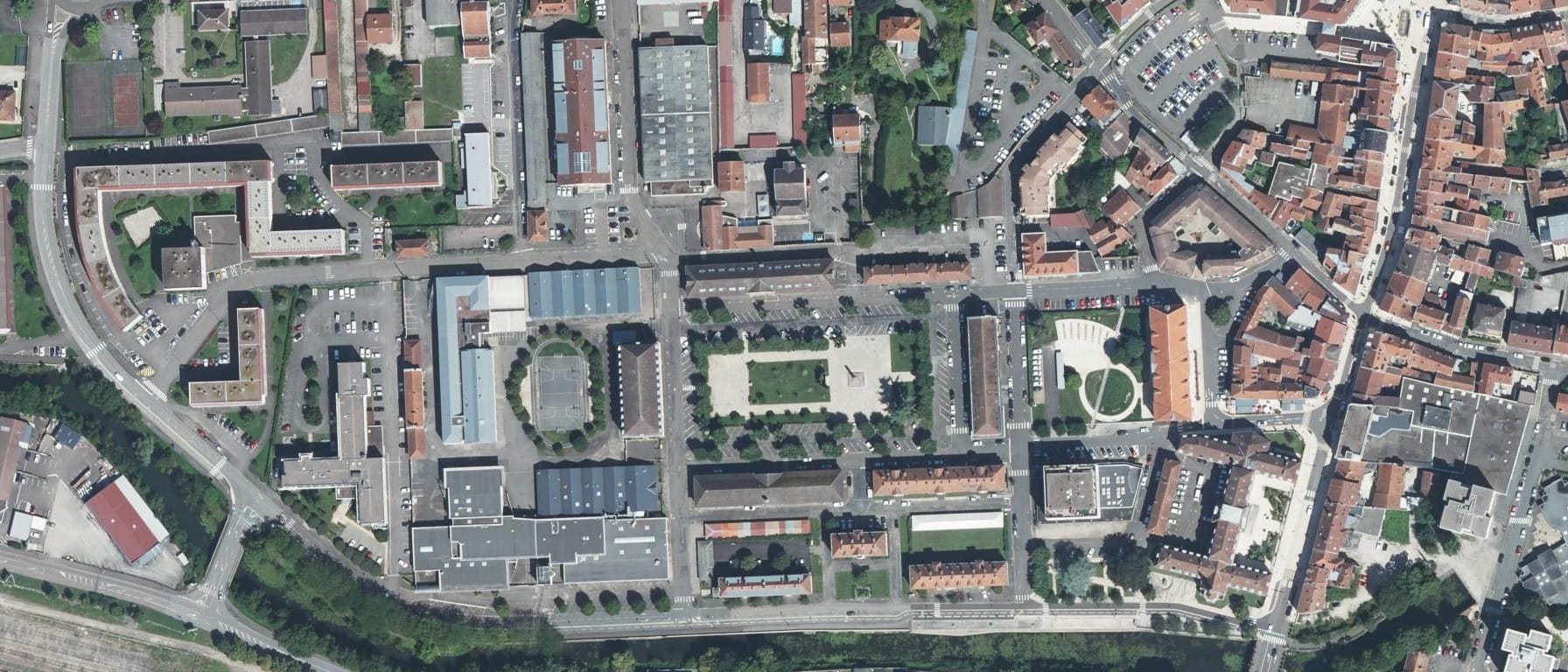 Vue aérienne de CFAI Franche-Comté Vesoul