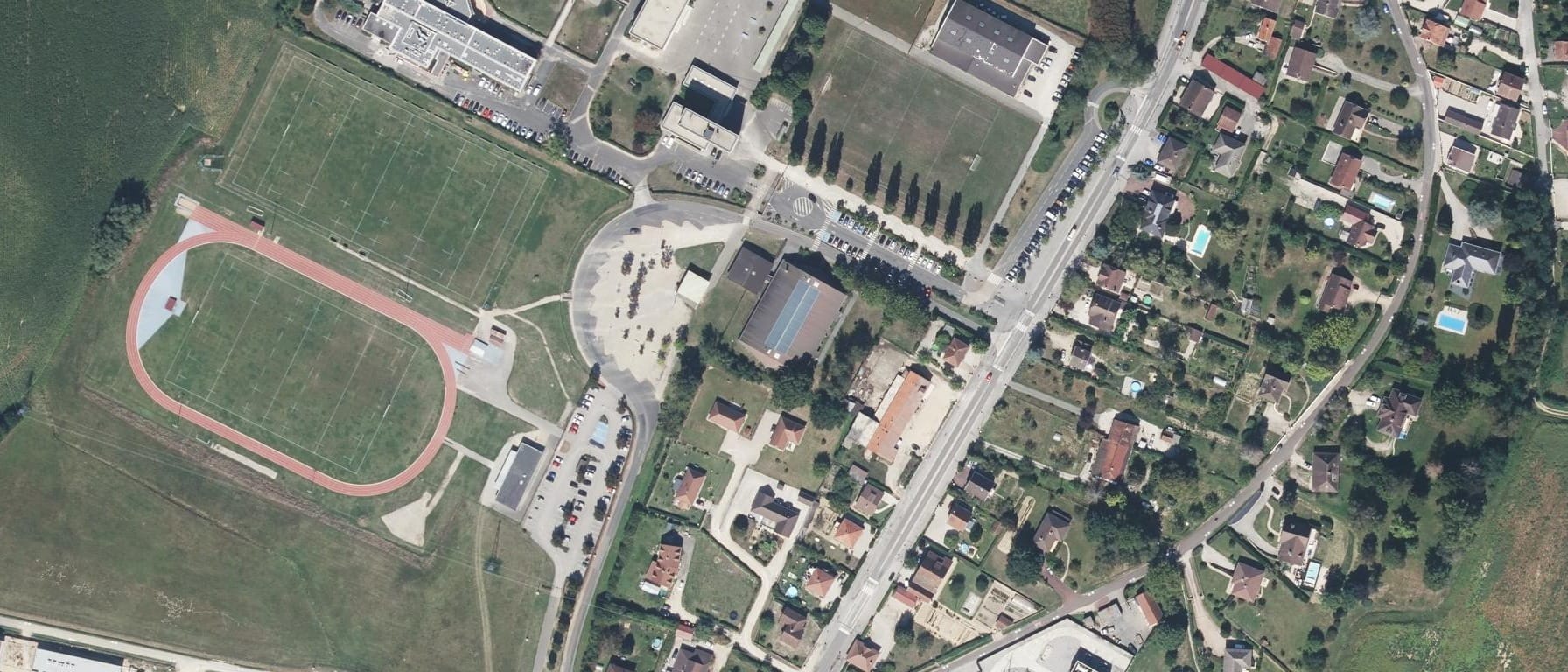 Vue aérienne de Lycée Henri Vincenot