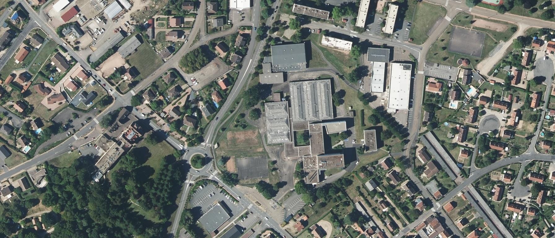 Vue aérienne de Lycée professionnel Astier