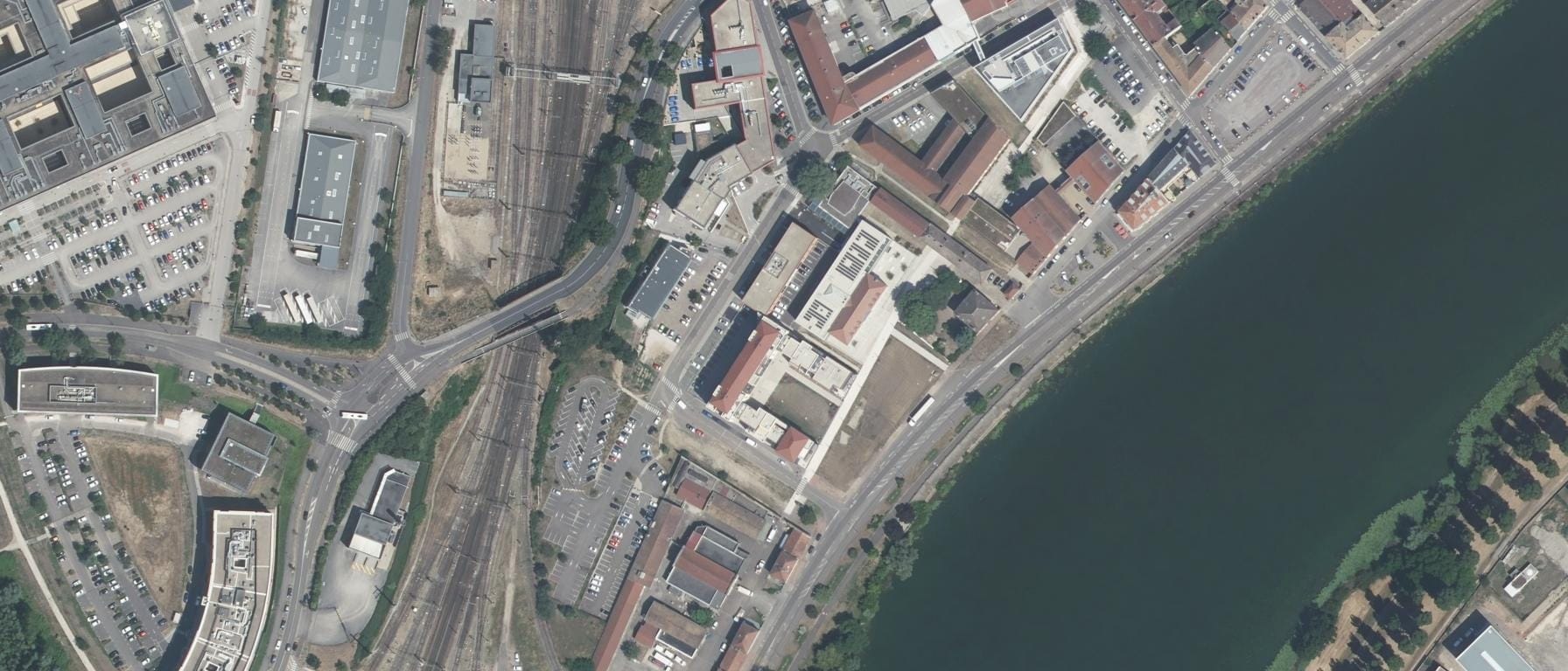 Vue aérienne de CNAM Chalon
