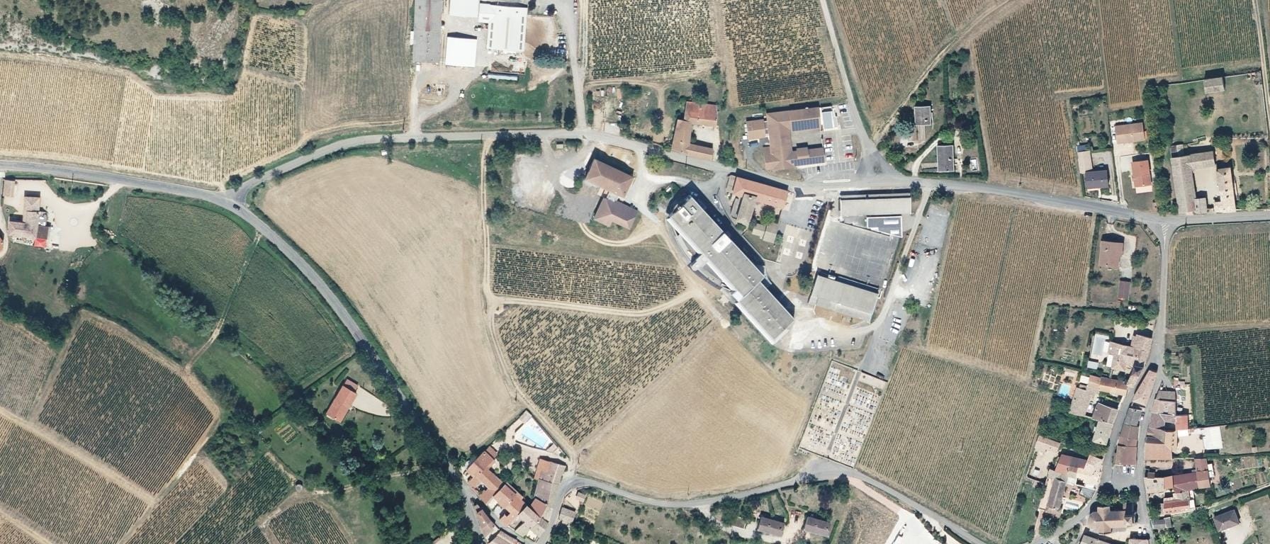 Vue aérienne de Lycée agricole Macon-Davaye