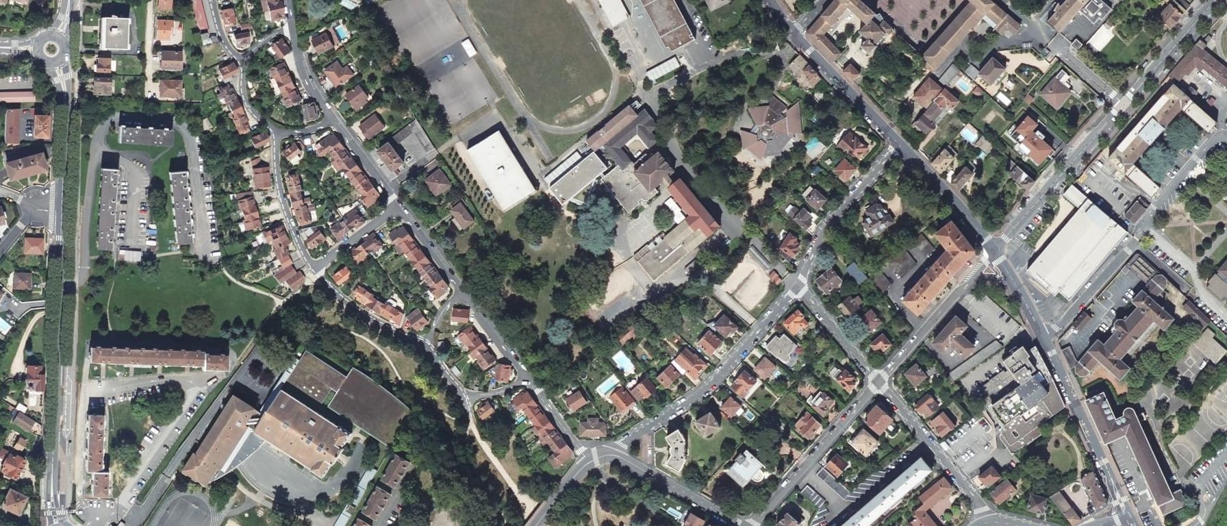 Vue aérienne de Lycée Frederic Ozanam
