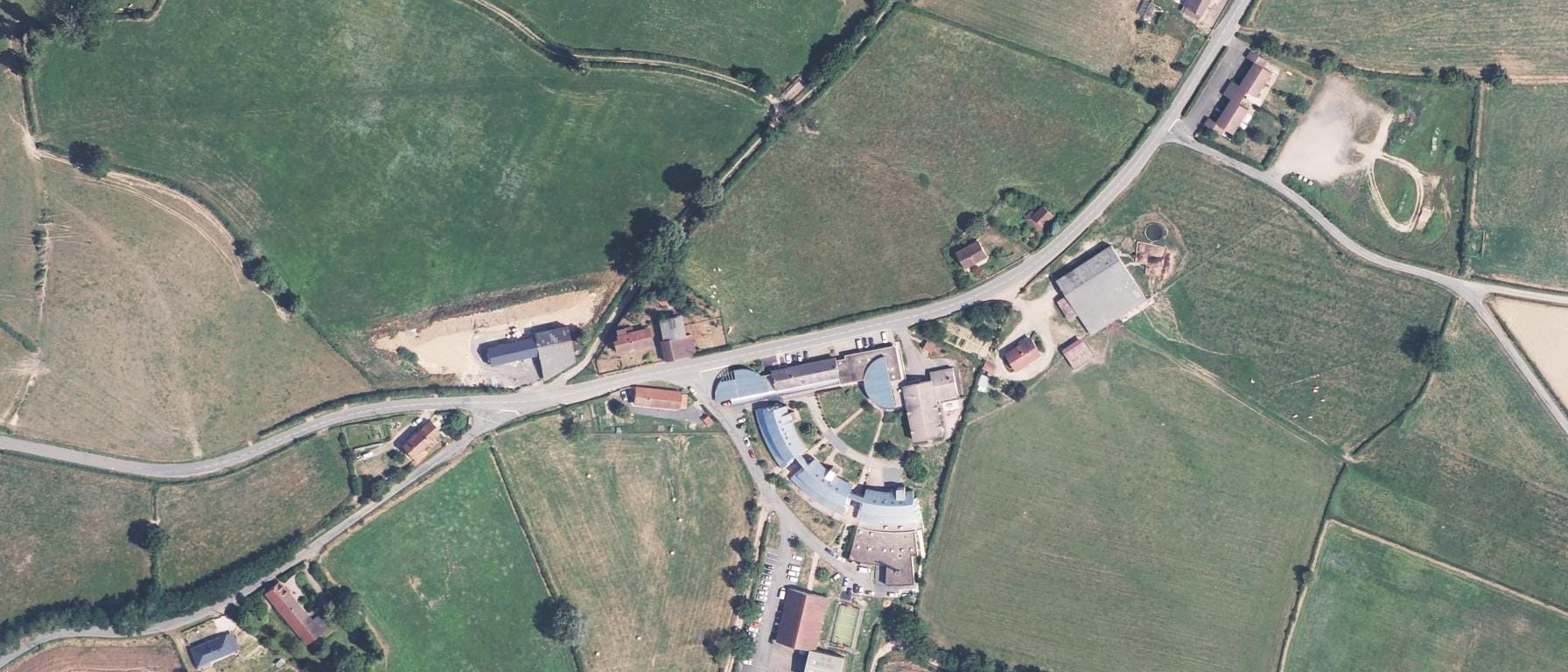 Vue aérienne de Lycée professionnel agricole Velet