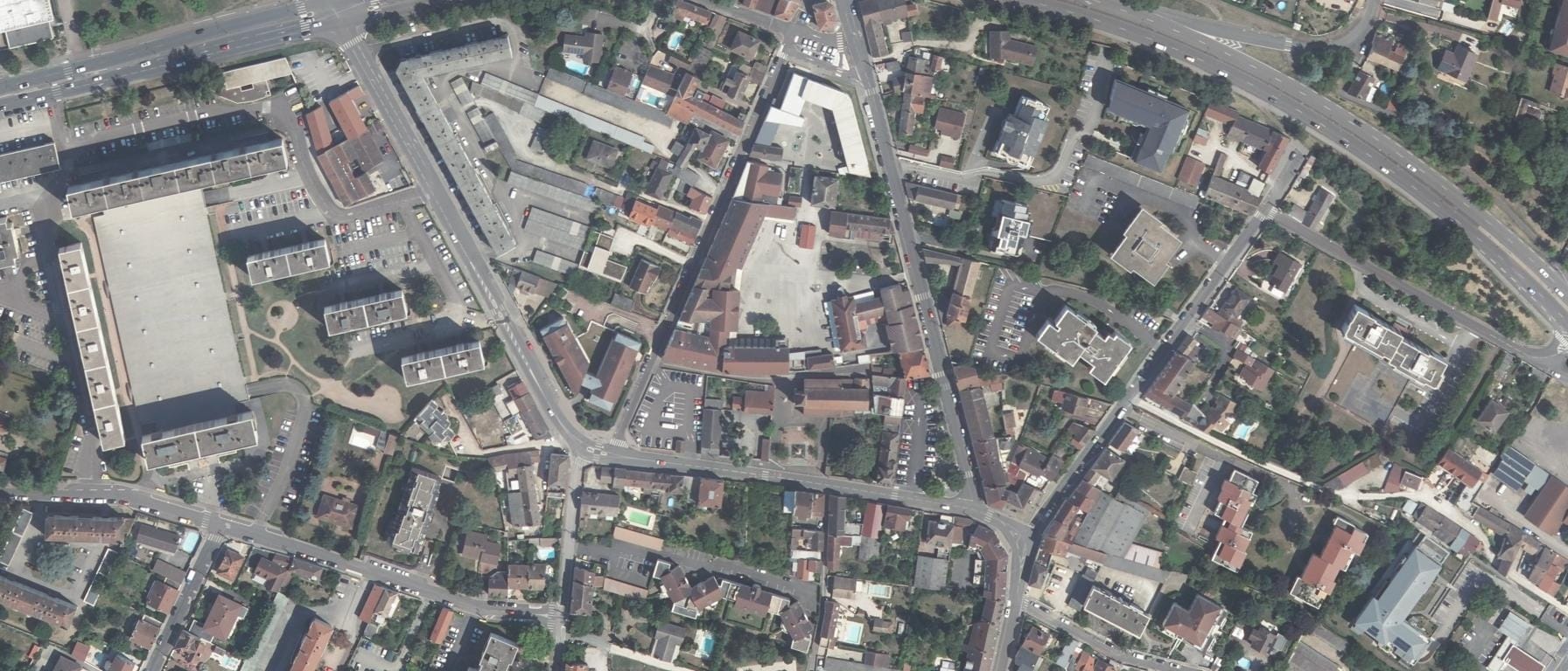 Vue aérienne de Lycée Saint-Charles
