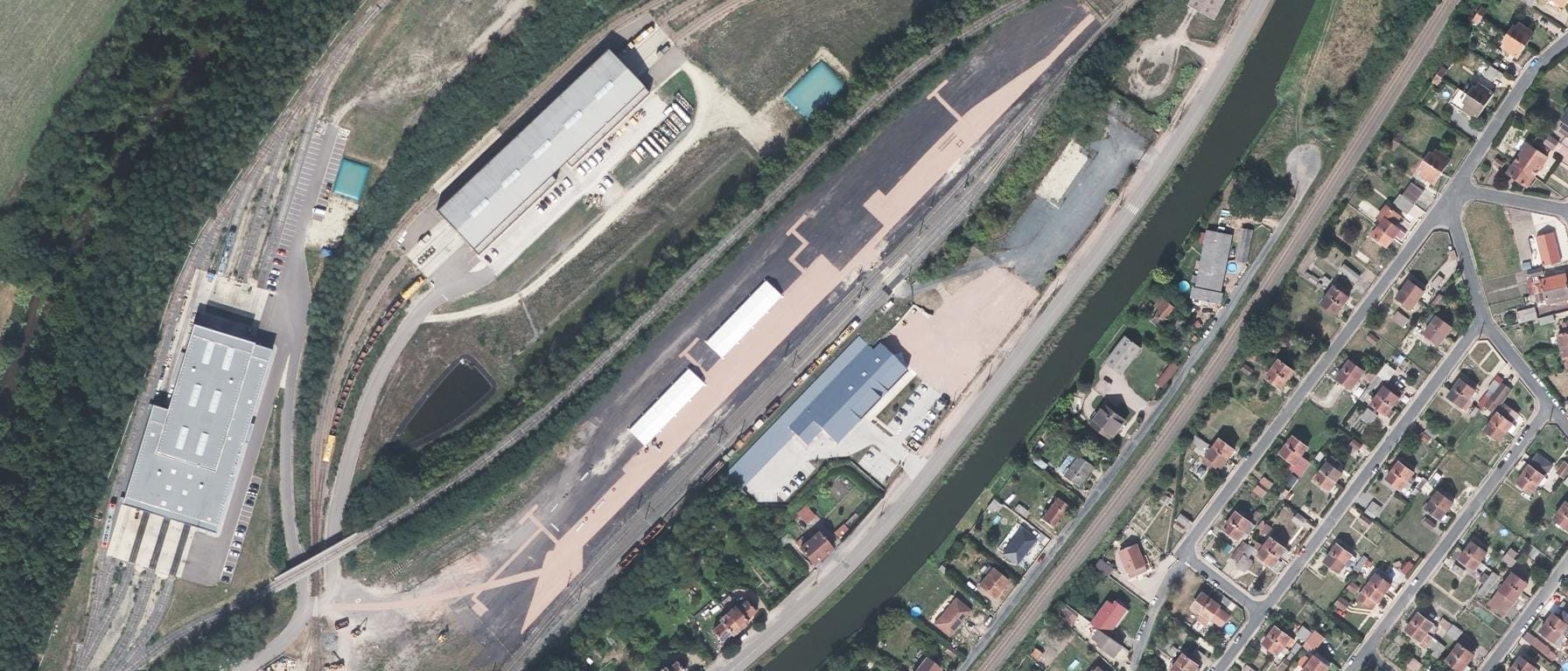 Vue aérienne de Campus Mecateam
