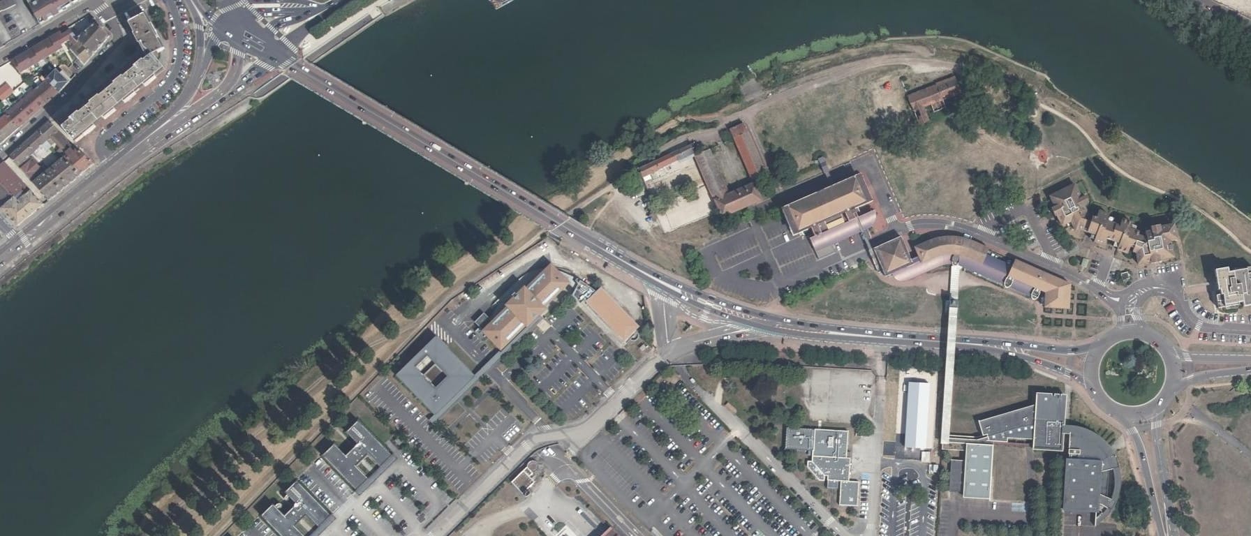 Vue aérienne de CMA Formation - Chalon sur Saône