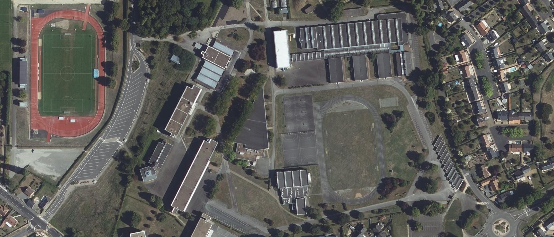 Vue aérienne de Lycée polyvalent d'Estournelles de Constant