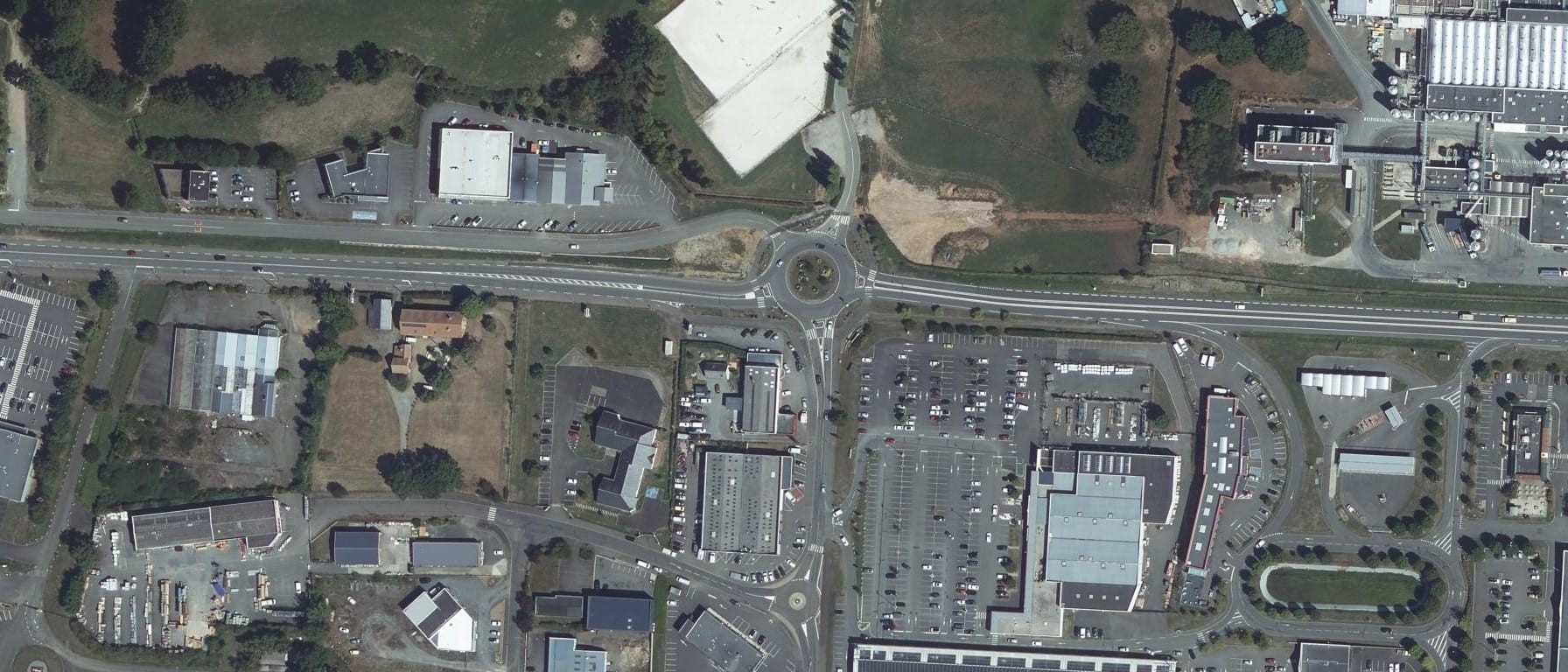 Vue aérienne de Lycée agricole Val De Sarthe