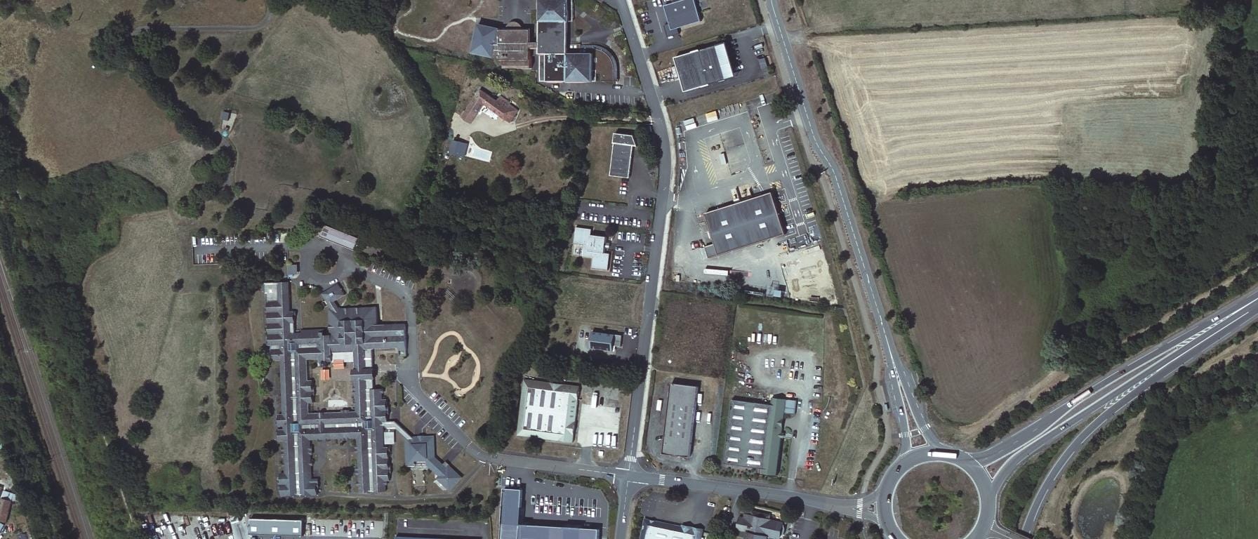 Vue aérienne de Lycée agricole Les Horizons